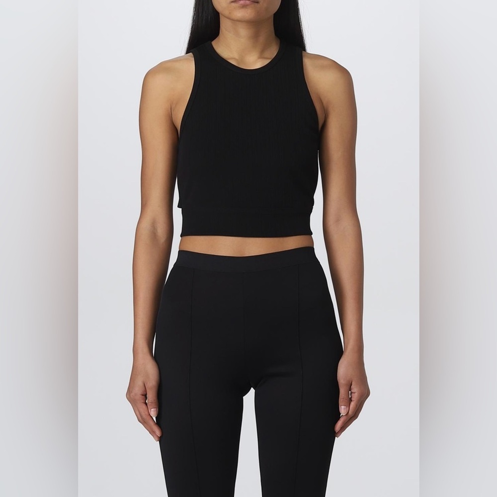Helmut Lang Black Sleeveless‎ Women's ribbed tank size large